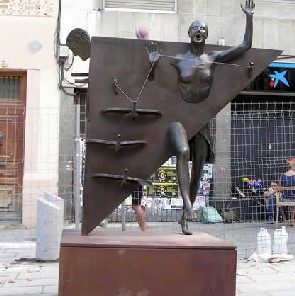 La Colometa en la Pla�a del Diamant - Gracia, Barcelona